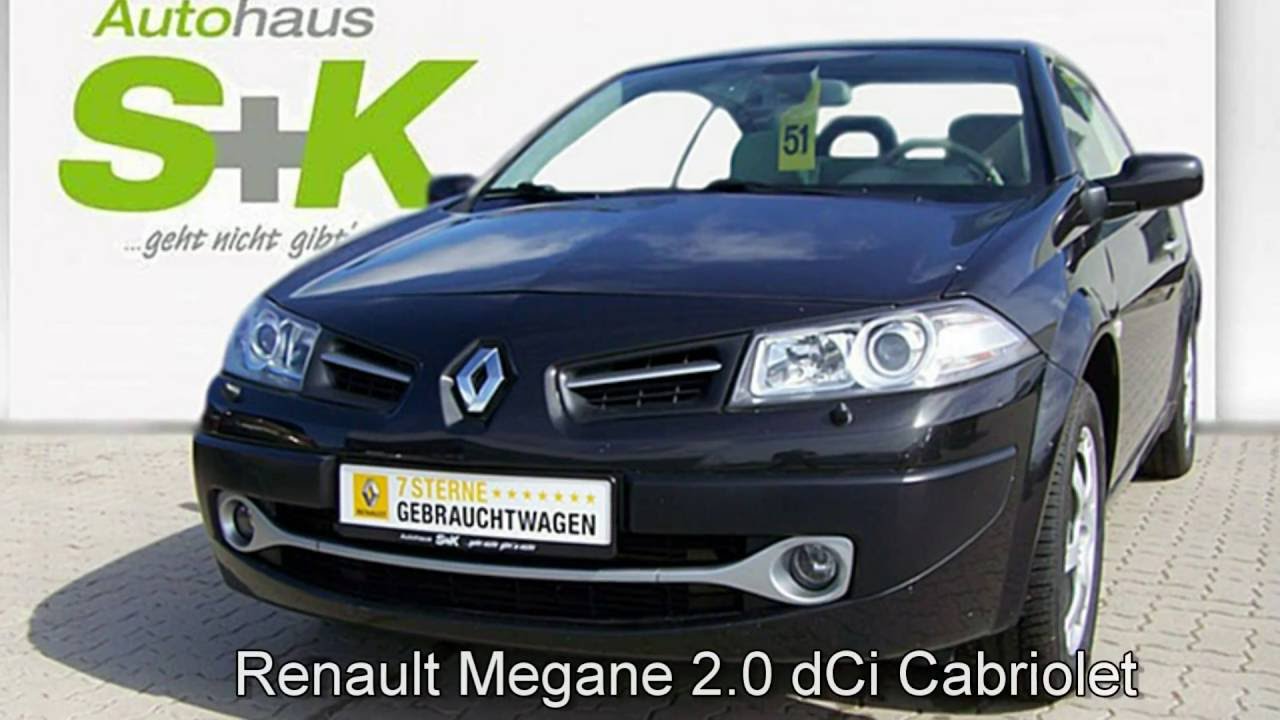 Renault Megane 2 0 Dci Coupe Cabriolet 08 Schwarz Autohaus S K Buchholz Youtube