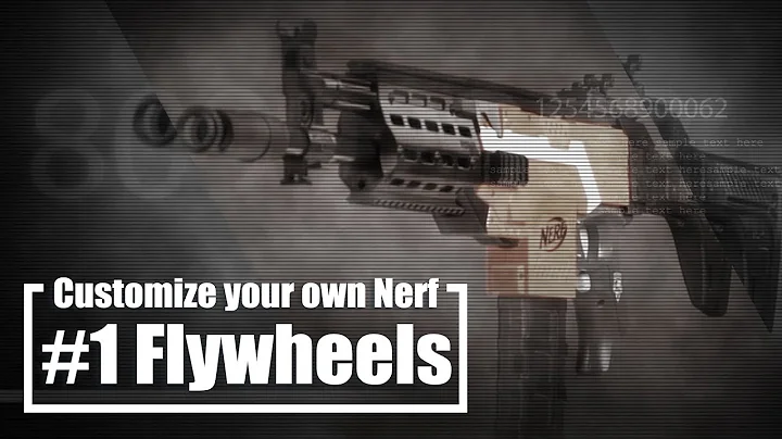 CRAZY NERF GUN MODS - update it for more accuracy more power, part #1 Flywheels  - WORKER