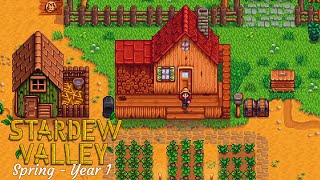 STARDEW VALLEY Chill gameplay for relax or study - Full spring Year 1 | No commentary screenshot 5