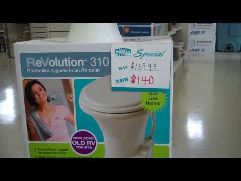 Revolution 310 Home-like RV Toilet on Special at M...