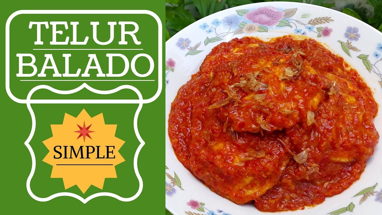 RESEP TELUR BALADO PEDAS DAN ENAK YouTube