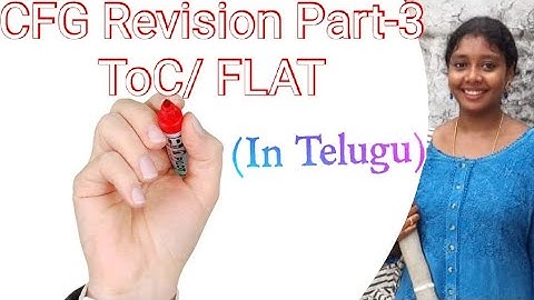 Context Free Grammars Revision part-3