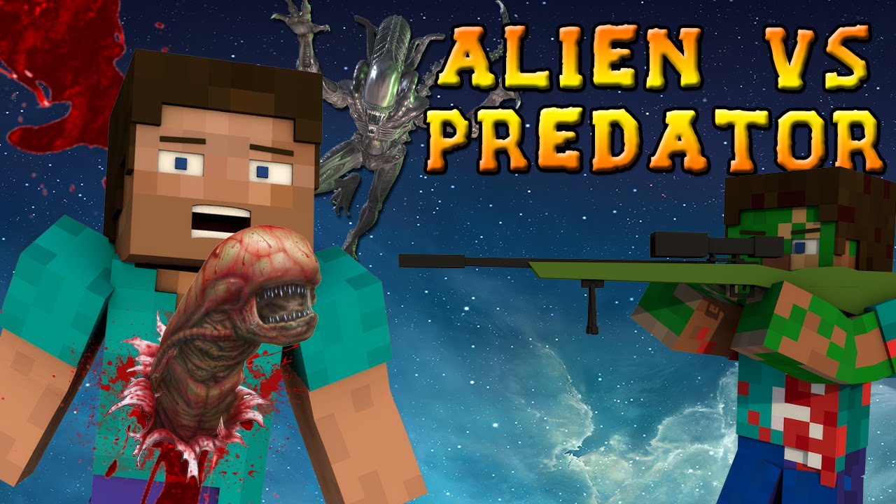 Minecraft Mods - ALIEN VS PREDATOR MOD - ALIENS, GUNS, and 