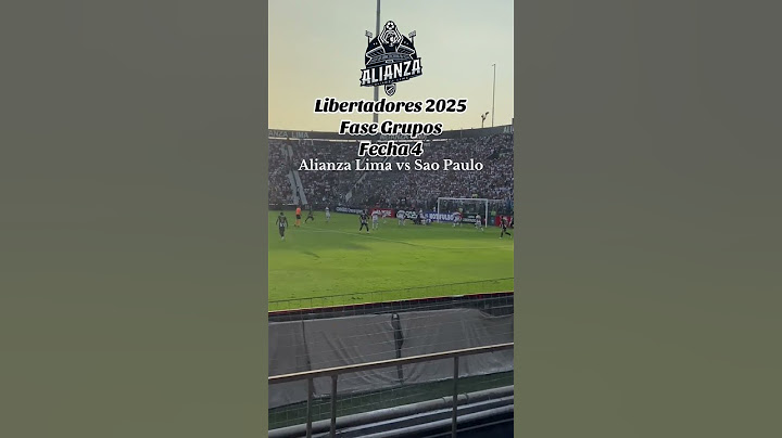 Alianza Lima 0 vs Sao Paulo 2 | Conmebol Libertadores 2025 - Fase de grupos Fecha 4