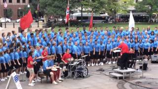 2015-07-27 all-Ohio state fair youth choir at Ohio Statehou