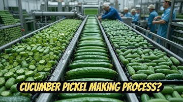 Cucumber Pickle Production line | How Cucumber Pickles Is Made In Mega Factory | @farmerzonevideos