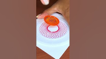 Oddly Satisfying Spirograph Drawing You Can’t Look Away From! 😍✍️ #ひまつぶし #スピログラフ #Art #shorts