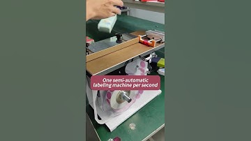 Small boxes like cosmetic product box  also can be  labeled by Yuezhou labeling machine #labeling