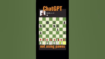 ChatGPT playing chess and not using pawns