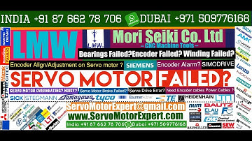LMW Mori Seiki CNC Siemens Sinumerik,Servo Fault Symptoms,Repair Adjustment service,encoder pinout