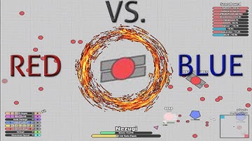 RED VS. BLUE! | Diep.io
