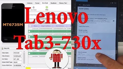 How to Flash/Update Lenovo Tab 3-730X with Official Firmware ᴴᴰ
