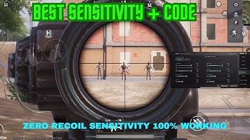 Poco x3 New Sensitivity Setting code | Poco x3 pro zero recoil sensitivity in bgmi and pubg