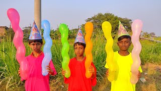outdoor fun with Rocket Balloon and learn colors for kids by I kids episode - 22