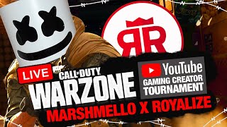 $100,000 Youtube Charity Warzone Tournament | Marshmello + Royalize Call Of Duty Duos