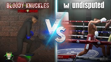 Comparing The MOVEMENT SYSTEM Of Bloody Knuckles Street Boxing And Undisputed