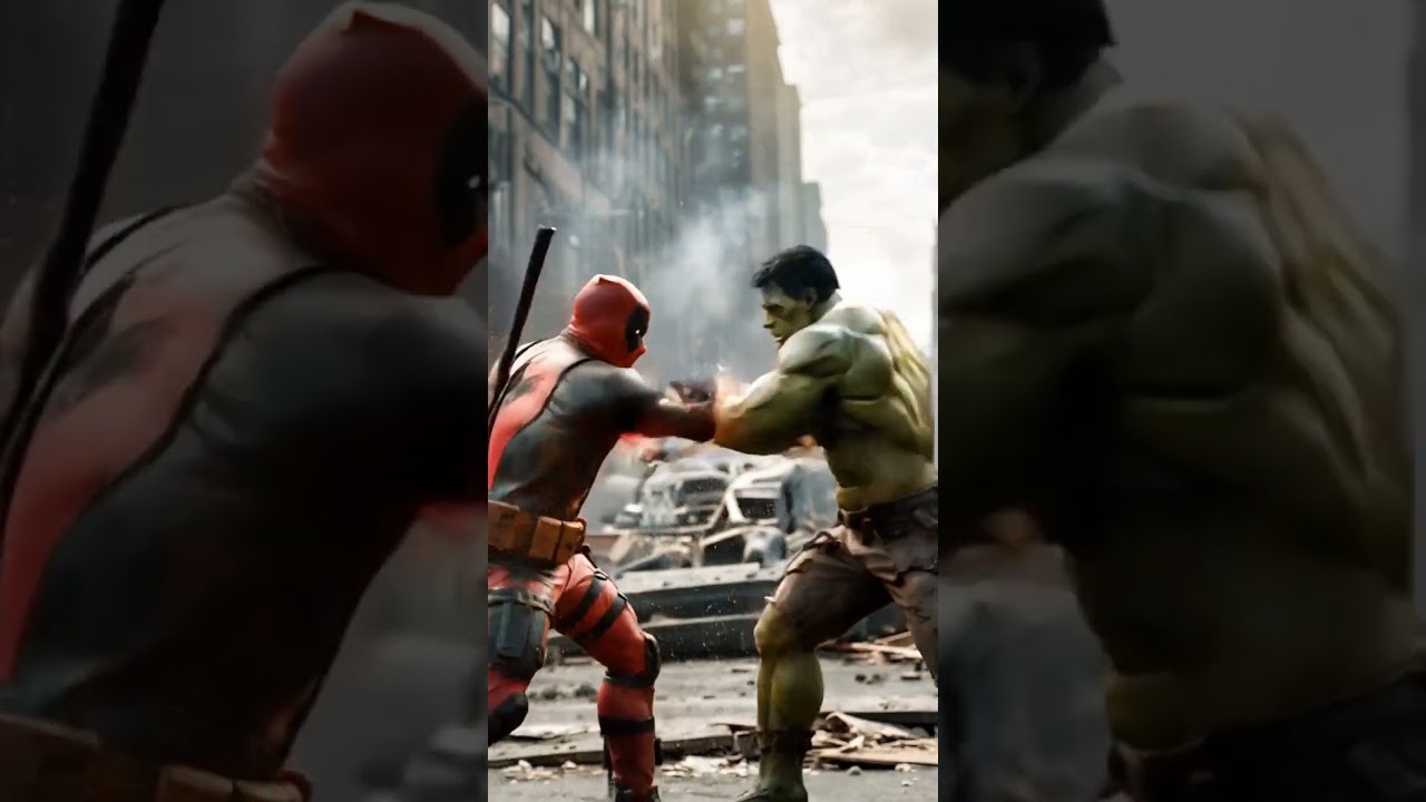 Hulk vs Superman — Epic AI-Generated Battle 