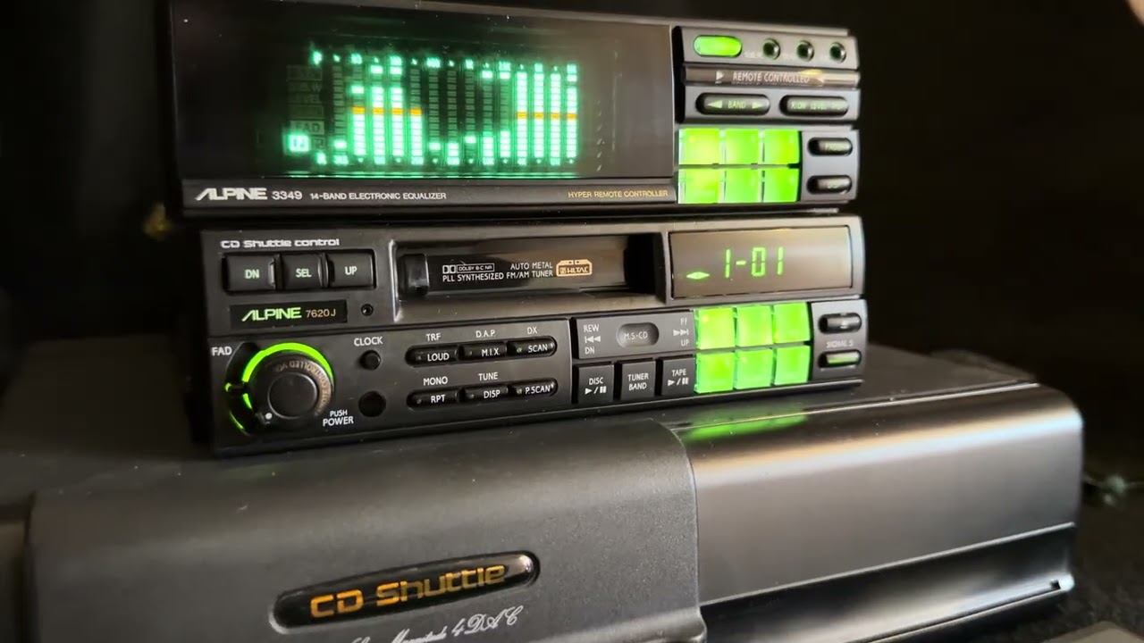 ALPINE 7620J アルパイン （オレンジイルミ） アンプレスカセット