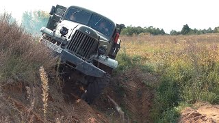 Soviet military truck ZIL-157 off-road. The legend in action!!! by MNOGO TEHNIKI 18,609 views 3 years ago 10 minutes, 25 seconds