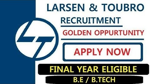 LTI HIRING 2019-2021BATCH STUDENTS  SOFTWARE ENGINEER | CTC-4.5LPA | B.E/B.TECH ELIGIBLE APPLY NOW