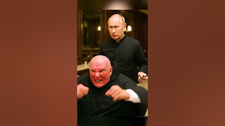 Putin gives Trump a bad haircut 🤣🤣 World Leaders Funny #ai  #aishorts  #trump  #khamenei  #modi