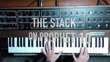 Sequential Prophet 10 - Stack Mode by me.