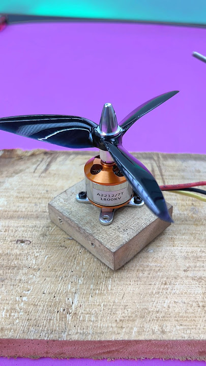 3wings Propeller Connect & Speed Test On Drone Motor #shorts #dronemotor