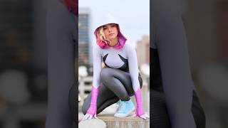 Spider-Gwen Cosplay Transition 🌻🤍