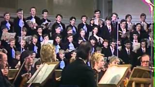 Schubert Stabat Mater D383 - Boys Choir of Moscow State Choir College (MGHU) of Sveshnikov (1988)