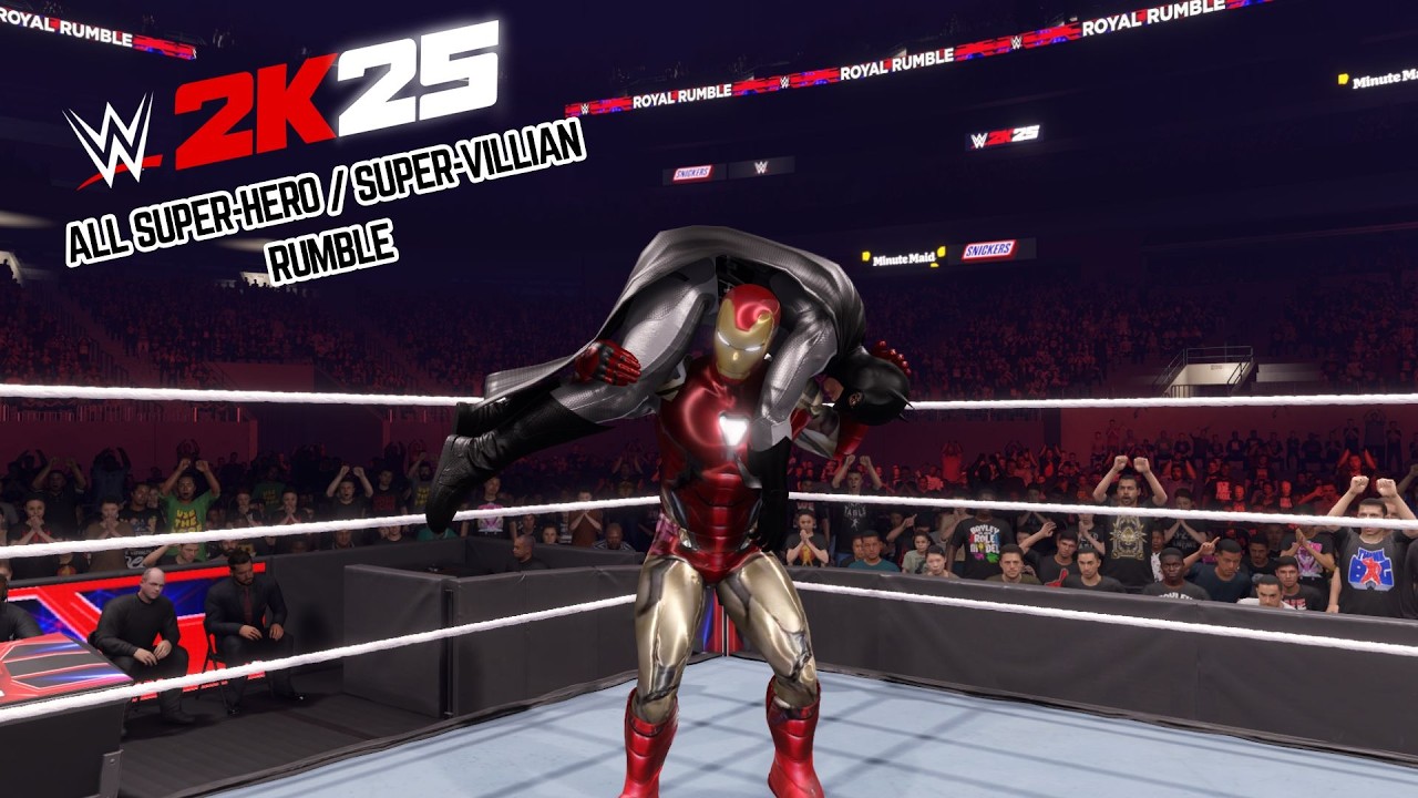 INSANE Heroes vs Villains Royal Rumble in WWE 2K25!