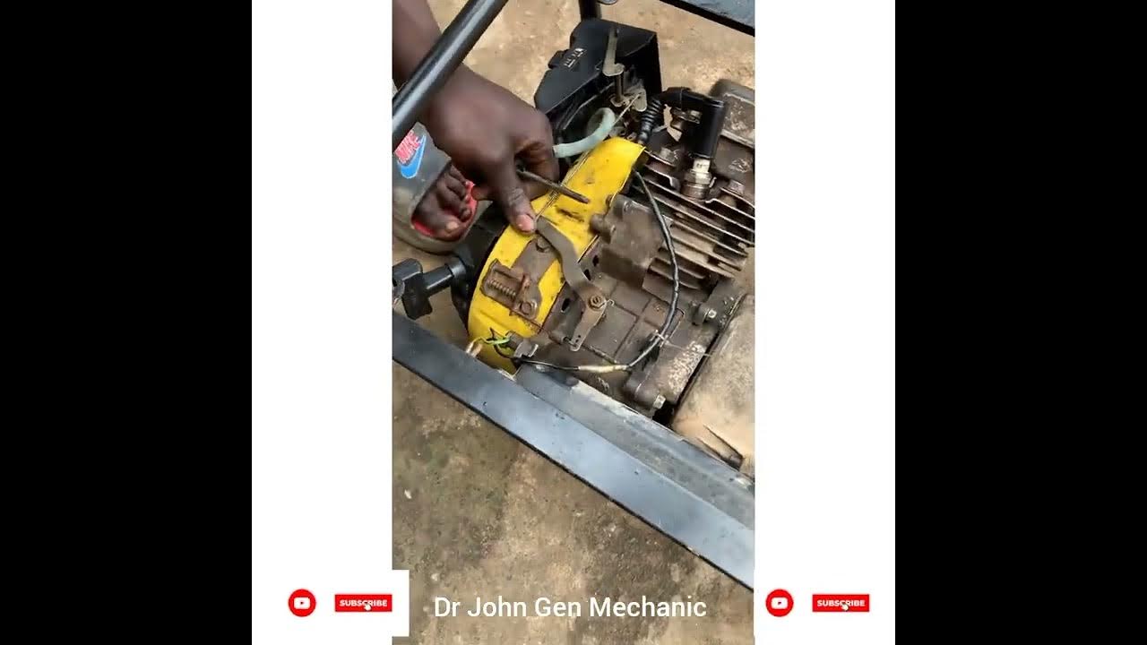 HOW TO Generator Governor Adjustment YouTube