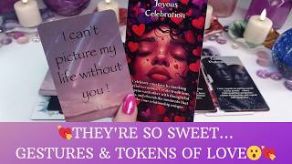 💘THEY'RE SO SWEET...GESTURES & TOKENS OF LOVE😮💘🪄COLLECTIVE LOVE TAROT READING💓✨#singleslovetarot
