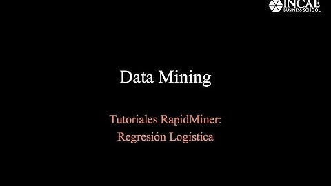 Tutoriales RM:  Regresión Logística