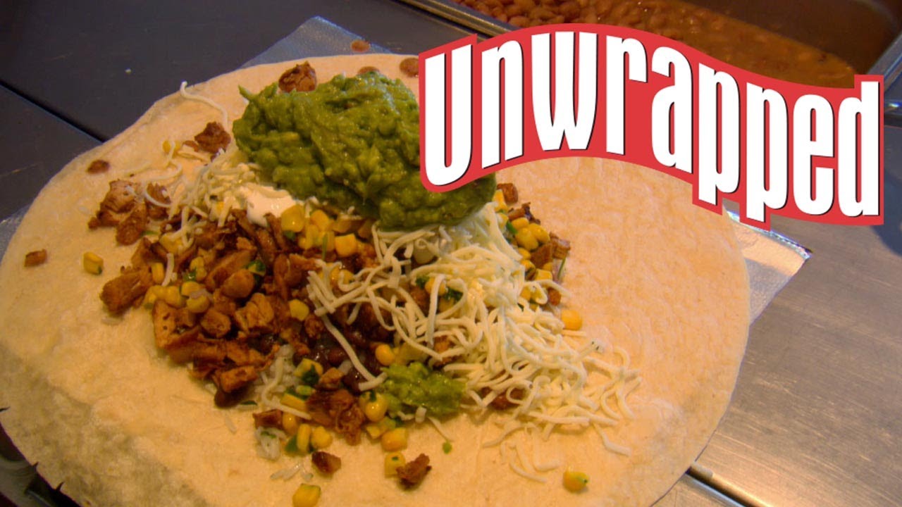 How Chipotle Burritos Are Made (from Unwrapped) 