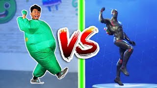 CHUBBY FORTNITE DANCE CHALLENGE IN REAL LIFE!