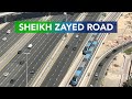 Sheikh zayed road dubai uae 4k        