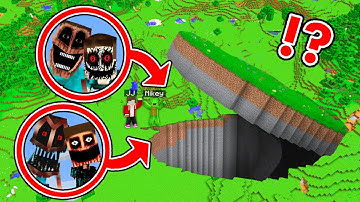Mikey and JJ Found All Mimics Dweller inside Longest Tunnel Base at Night in Minecraft Maizen?!
