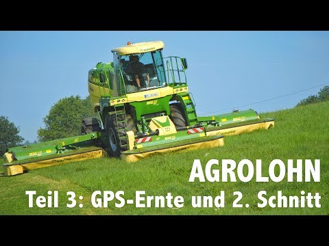 Lohnunternehmen Agrolohn: GPS Ernte und zweiter Schnitt