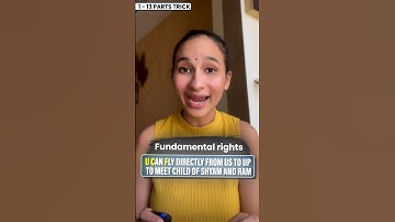 Easy trick to learn 25 parts of the Indian Constitution, order wise!#indianpolity #upsc #ssc part 1