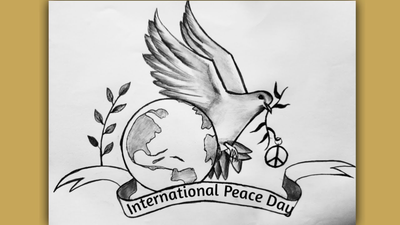 International Peace Day Drawing Easy 15 Best New World Peace Drawing