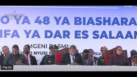 🔴LIVE: UFUNGUZI WA MAONESHO YA 48 YA BISHARA YA KIMATAIFA YA DAR ES SALAAM (SABASABA)