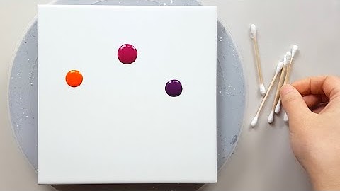 (1011) How to paint flowers with Q-tips | Easy painting ideas | Designer Gemma77