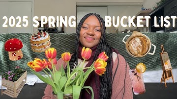 My Spring Bucket List 🌷🪣🌱 13 ways to Romanticize the Season
