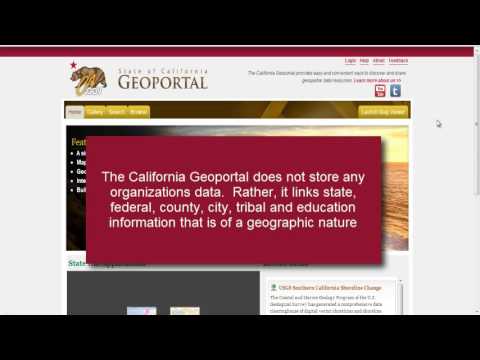 State of California Geoportal Overview