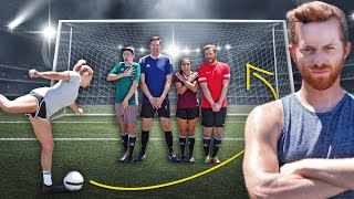 Can 4 People Beat A Soccer Olympian?