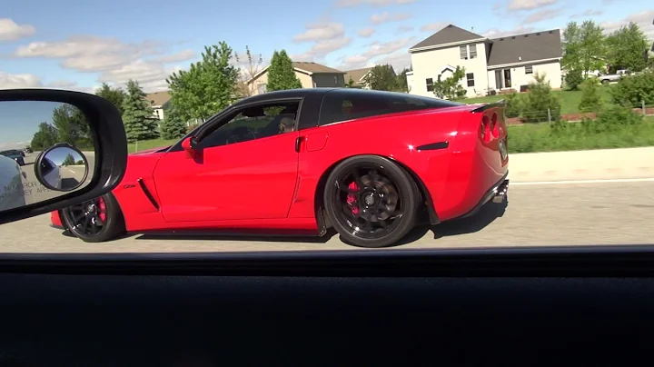 Stock Hellcat vs C6 Z06