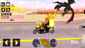 Tuk Tuk auto rickshaw driver 3D game - #169 auto rickshaw driving game - Android iOS Gameplay