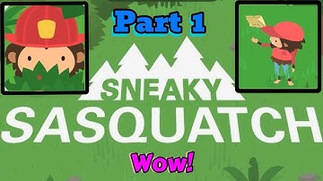 Playing Sneaky Sasquatch – Found two more pieces of map!