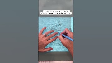 Transferring an embroidery pattern to fabric