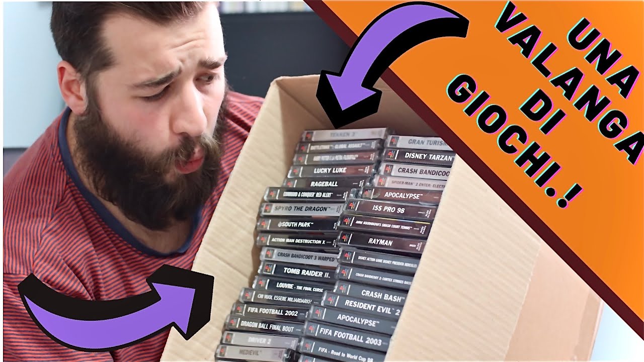 NOVITÈ #14 - SUPER UNBOXING CON GIOCHI PLAYSTATION 1 - Acquisti Videoludici Maggio 2021